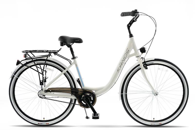 ROWER KANDS OPERA COMFORT RAMA 17" KOŁA 28" BIAŁY POŁYSK