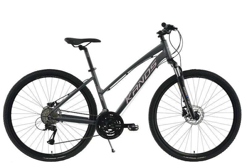ROWER KANDS CRS 1200 RAMA 19" KOŁA 28" GRAFITOWY RÓŻOWY MAT