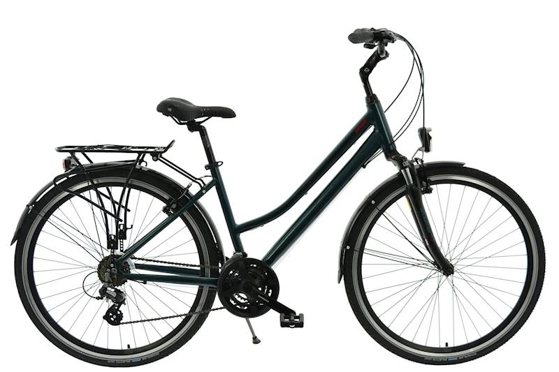 ROWER KANDS TRAVEL-X RAMA 17" KOŁA 28" ZIELONY POŁYSK