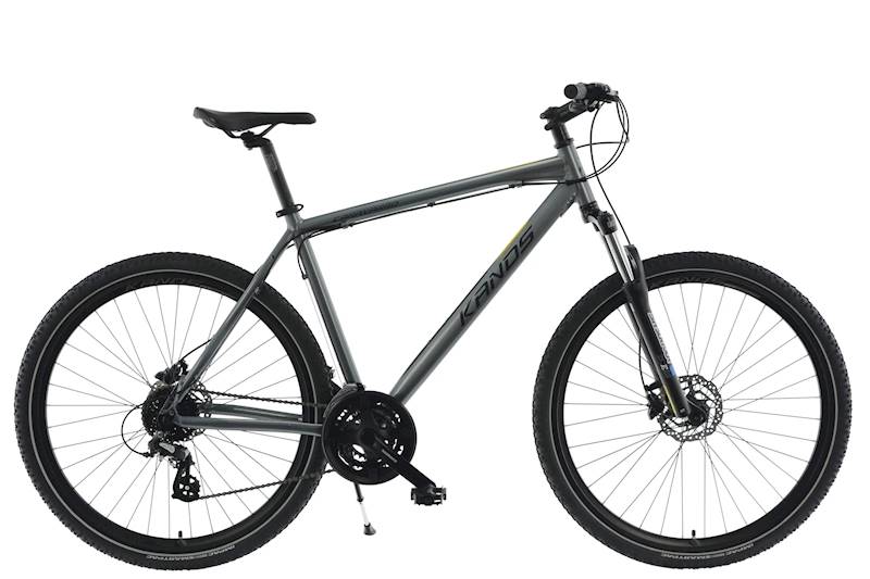 ROWER KANDS CANAVARO RAMA 21" KOŁA 28" GRAFITOWY ŻÓŁTY POŁYSK