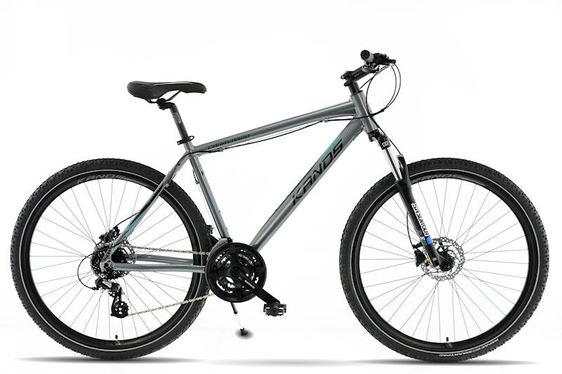 ROWER KANDS CANAVARO RAMA 21" KOŁA 28" GRAFITOWY TURKUSOWY POŁYSK