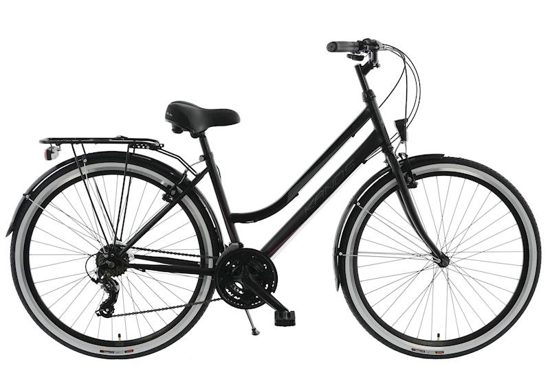 ROWER KANDS GALILEO RAMA 19" KOŁA 28" CZARNY RÓŻOWY MAT