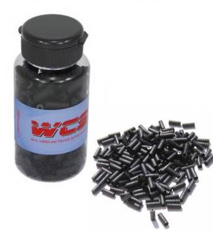 KOŃCÓWKA PANCERZA PRZERZUTKI SACCON (BA19200) 4MM PCV CZARNA