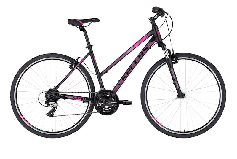 ROWER KELLYS CLEA 30 RAMA S KOŁA 28" CZARNY RÓŻOWY MAT