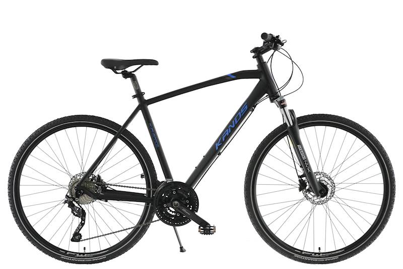 ROWER KANDS AVANGARDE RAMA 19" KOŁA 28" CZARNY NIEBIESKI MAT