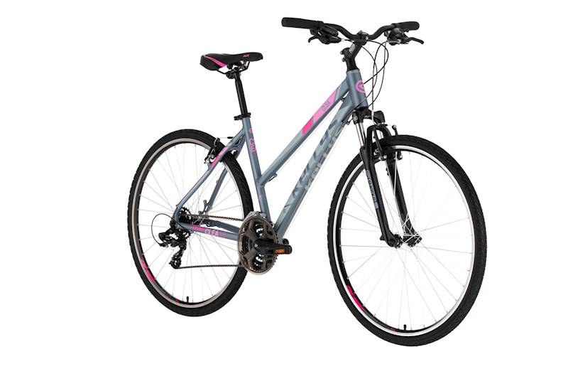 ROWER KELLYS CLEA 10 RAMA M KOŁA 28" SZARY RÓŻOWY MAT