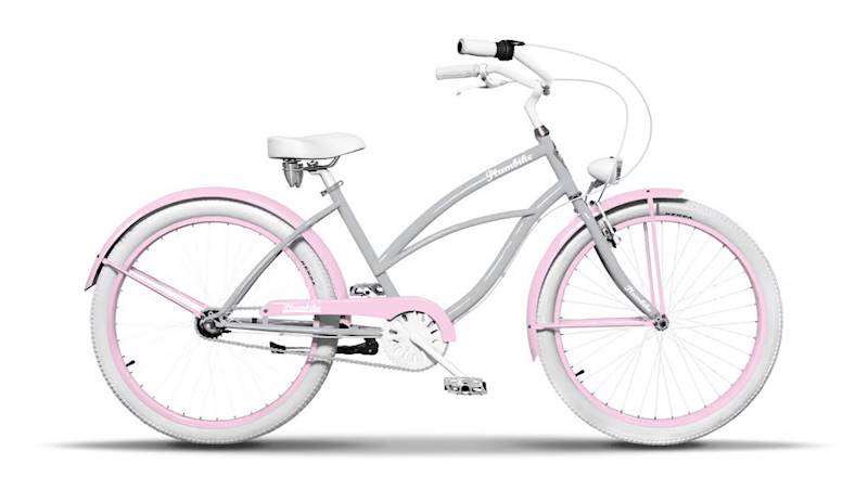 ROWER PLUMBIKELA LA DONNA (ADELE) KOŁA 26" SZARY RÓŻOWY POŁYSK