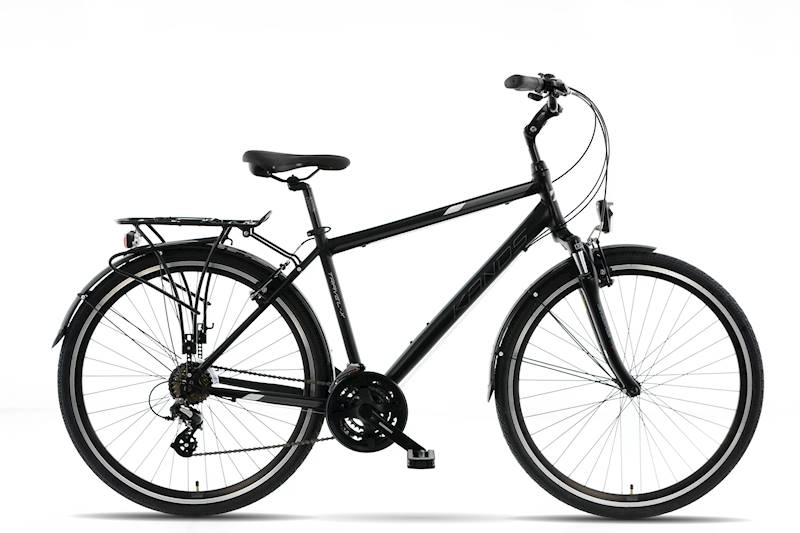 ROWER KANDS TRAVEL-X RAMA 19" KOŁA 28" CZARNY BIAŁY MAT