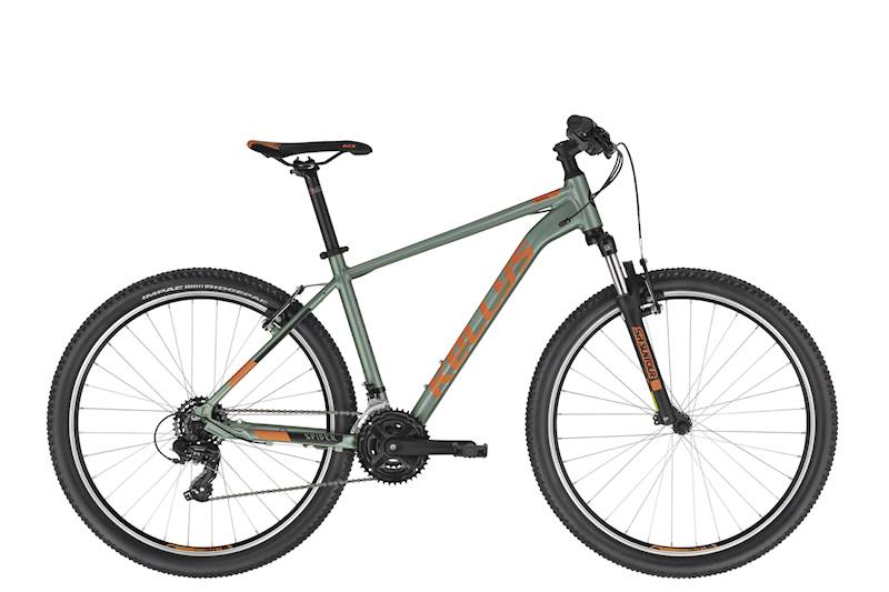ROWER KELLYS SPIDER 10 RAMA M KOŁA 27,5" ZIELONY POMARAŃCZOWY