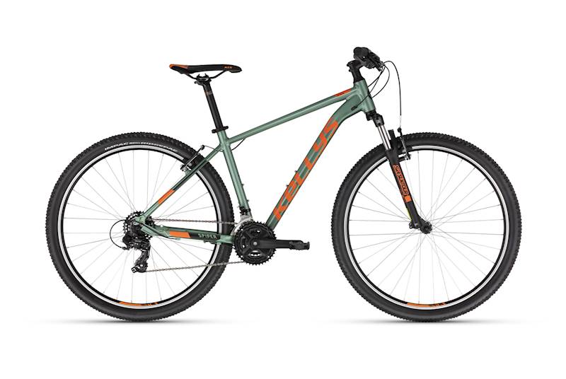 ROWER KELLYS SPIDER 10 RAMA L KOŁA 29" ZIELONY POMARAŃCZOWY