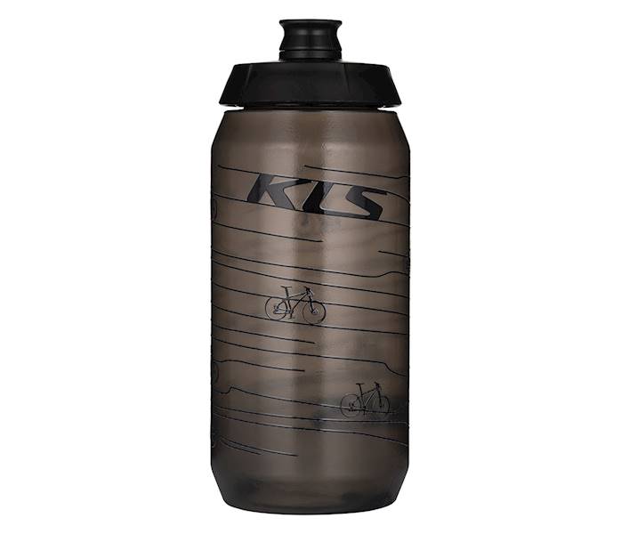 BIDON KELLYS KLS KOLIBRI TRANSPARENT 0,55L TRANSPARENTNY CZARNY