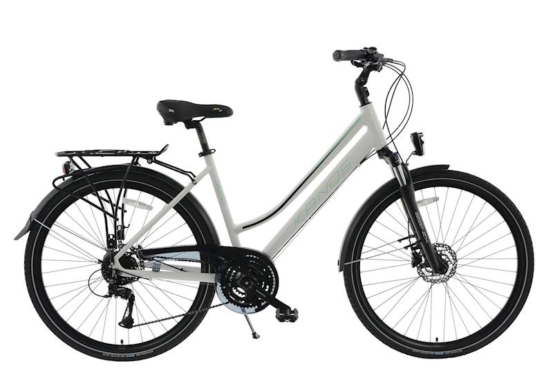 ROWER KANDS VERSO V2 RAMA 17" KOŁA 28" BIAŁY MIĘTOWY POŁYSK