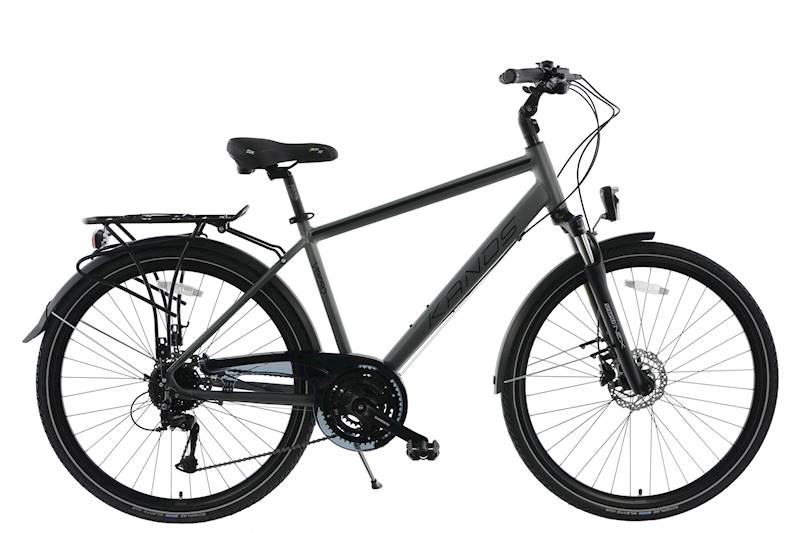 ROWER KANDS VERSO V2 RAMA 19" KOŁA 28" GRAFITOWOY CZARNY MAT