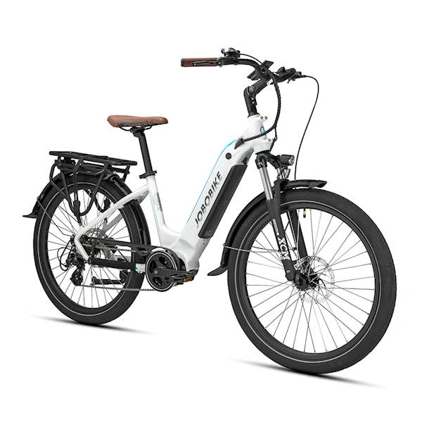 ROWER JOBOBIKE LINDA RAMA 16,5" KOŁA 26" BIAŁY NIEBIESKI (17,5AH)