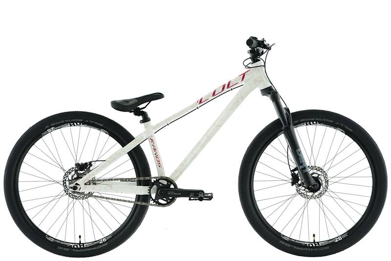 ROWER KANDS DIRT COLT F2 RAMA 13" KOŁA 26" BIAŁY CZERWONY POŁYSK