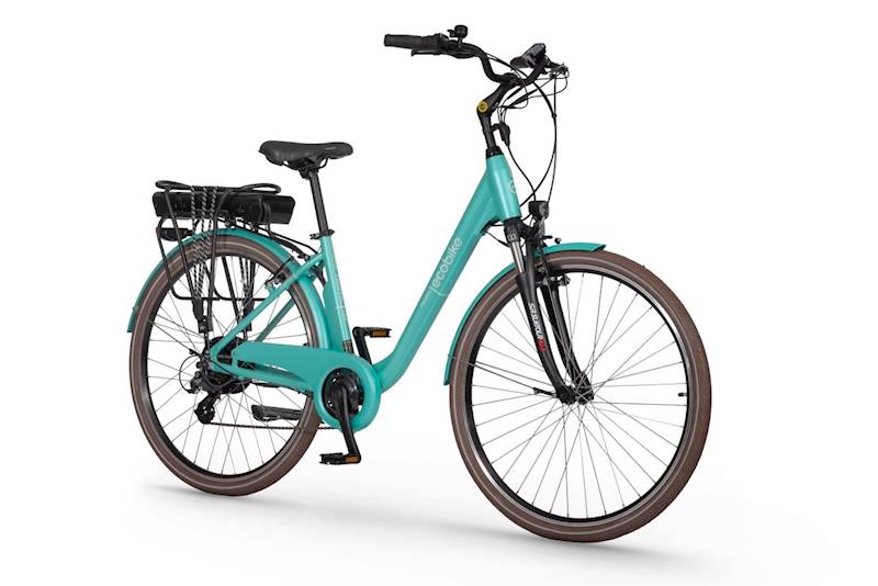 ROWER ECOBIKE TRAFFIC RAMA 17" KOŁA 28" MIĘTOWY (14,5AH)