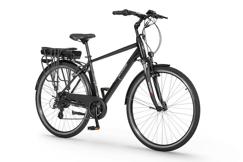 ROWER ECOBIKE TRAFFIC M RAMA 19" KOŁA 28" CZARNY (14,5AH)