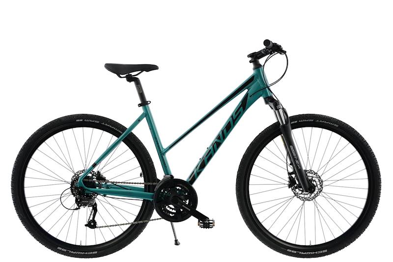 ROWER KANDS CANAVARO RAMA 17" KOŁA 28" TURKUSOWY POŁYSK