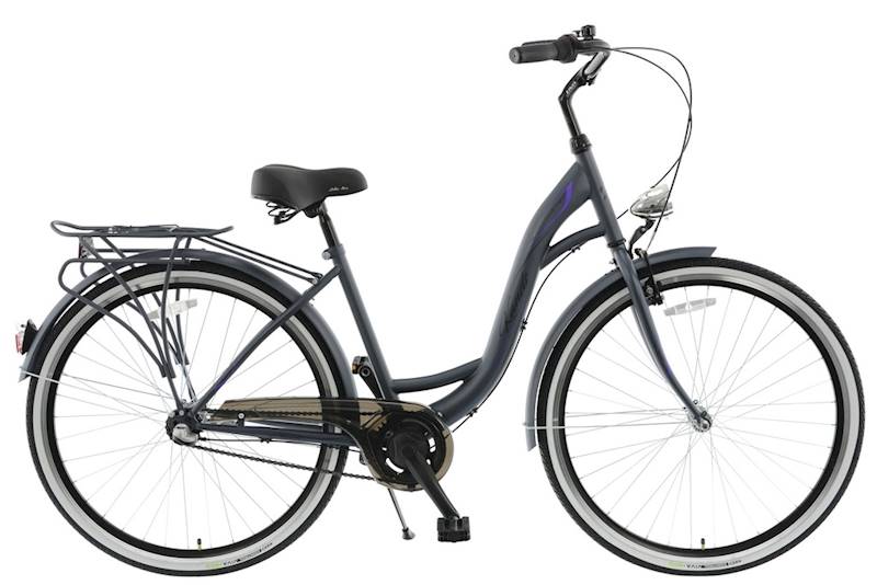 ROWER KANDS S-COMFORT RAMA 18" KOŁA 28" GRAFITOWY FIOLETOWY MAT