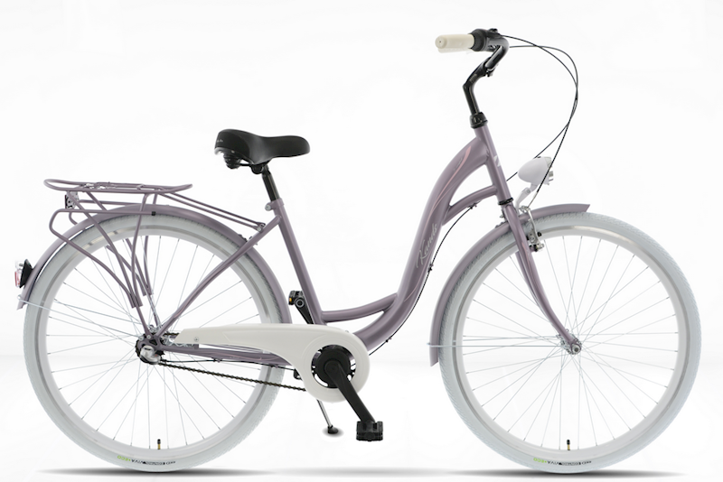 ROWER KANDS S-COMFORT RAMA 18" KOŁA 28" RÓŻOWY MAT