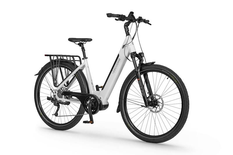 ROWER ECOBIKE LX300 RAMA 17" KOŁA 28" BIAŁY (14AH)