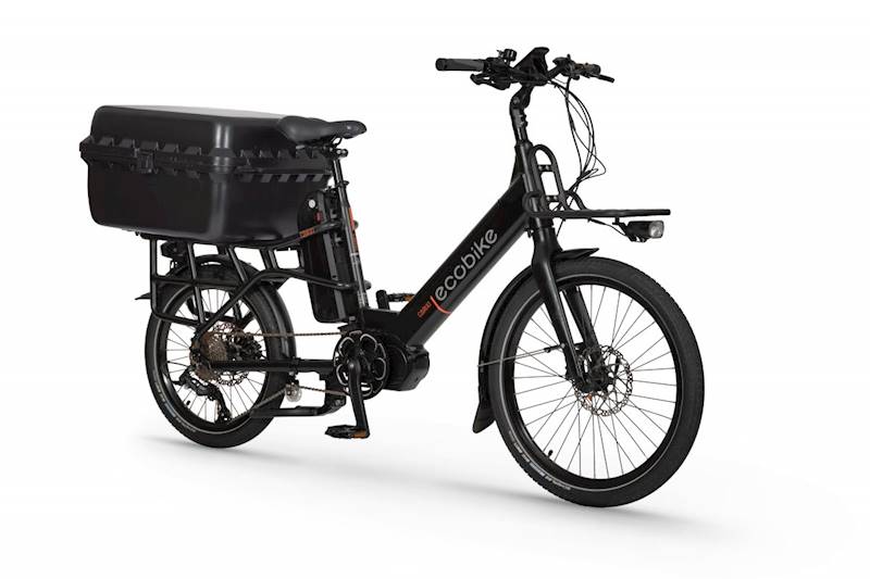 ROWER ECOBIKE CARGO RAMA 19" KOŁA 24"/20" CZARNY (27,6AH)