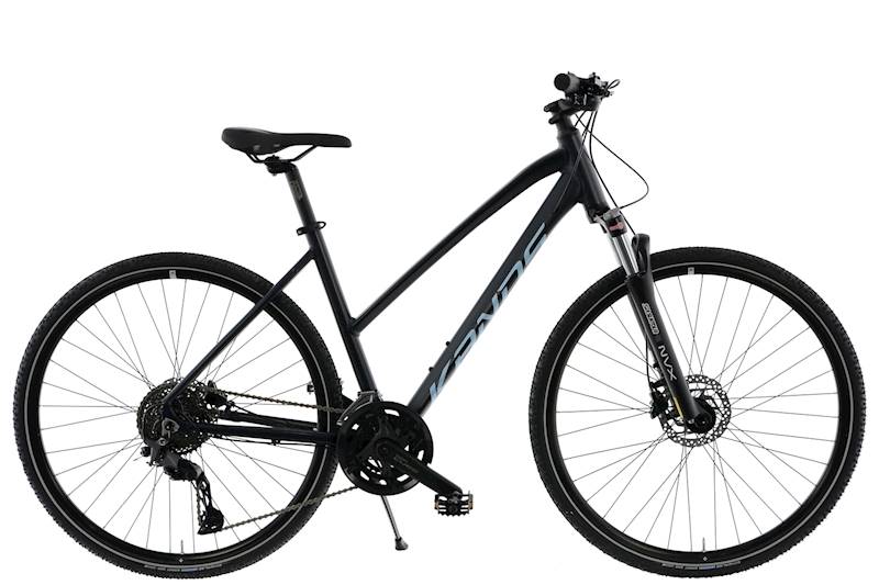 ROWER KANDS AVANGARDE RAMA 17" KOŁA 28" GRAFITOWY NIEBIESKI MAT