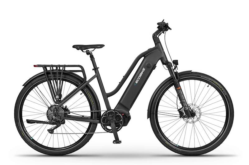 ROWER ECOBIKE LX500 RAMA 19" KOŁA 28" CZARNY (20AH)