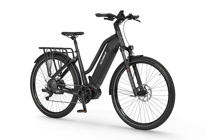 ROWER ECOBIKE LX500 RAMA 19" KOŁA 28" CZARNY (20AH)
