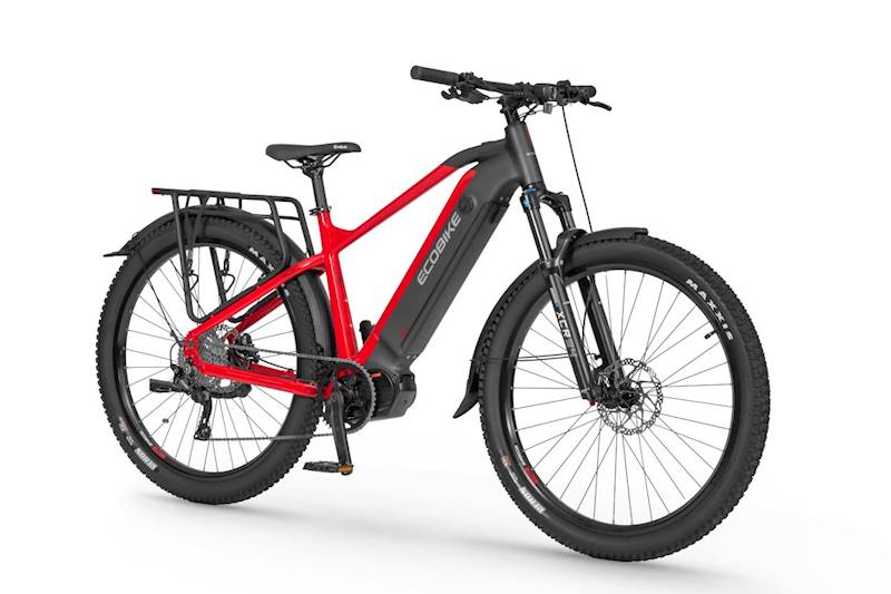 ROWER ECOBIKE RX500 SUV RAMA 21" KOŁA 29" CZERWONY GRAFITOWY (20AH)