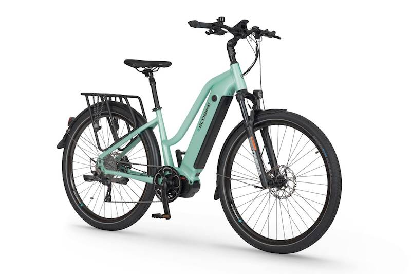 ROWER ECOBIKE LX500 RAMA 17" KOŁA 28" MIĘTOWY (15AH)