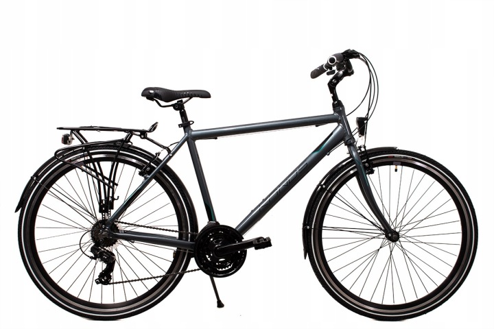 ROWER KANDS NAVIGATOR-X RAMA 19" KOŁA 28" GRAFITOWY NIEBIESKI