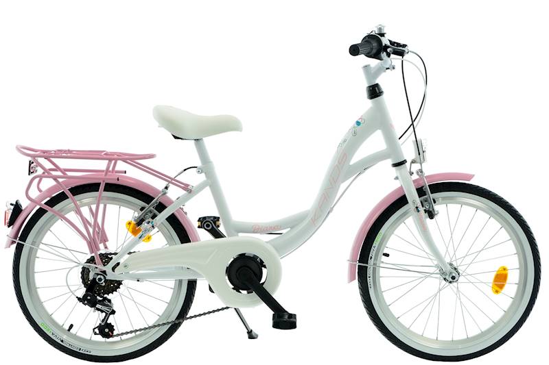 ROWER KANDS DIANA RAMA 12" KOŁA 20" BIAŁY RÓŻOWY