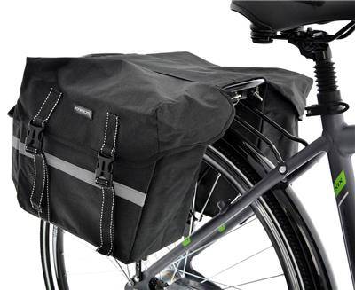 SAKWA KANDS (CB8013) NA BAGAŻNIK DWUKOMOROWA 36L CZARNA