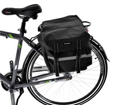 SAKWA KANDS (CB8013) NA BAGAŻNIK DWUKOMOROWA 36L CZARNA