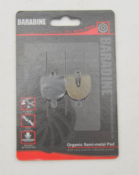 KLOCKI HAMULCOWE TARCZOWE SEMIMETAL (DS-06) ORGANICZNE