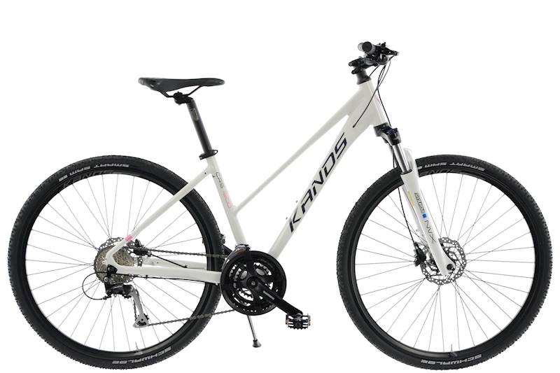 ROWER KANDS CRS 1200 RAMA 19" KOŁA 28" BIAŁY RÓŻOWY