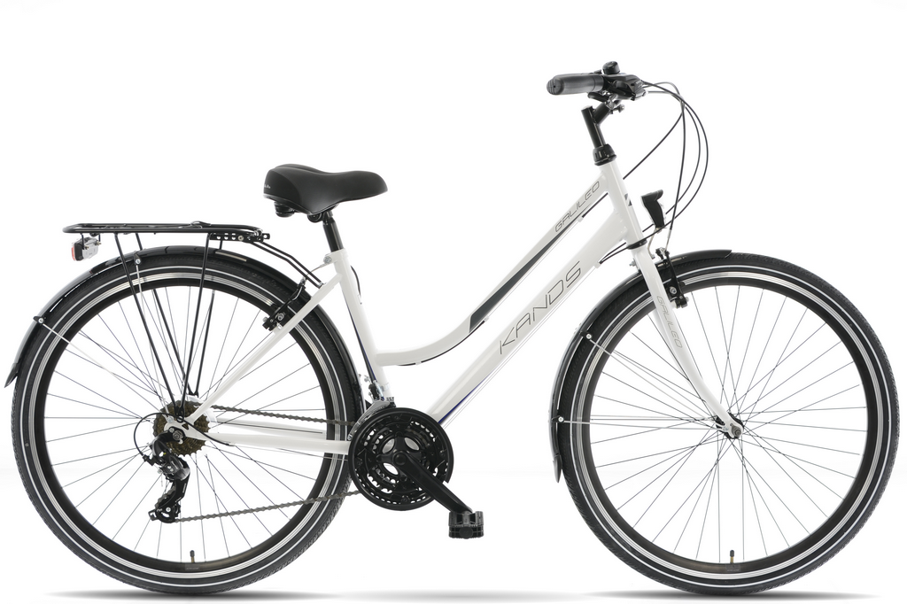 ROWER KANDS GALILEO RAMA 19" KOŁA 28" BIAŁY NIEBIESKI POŁYSK