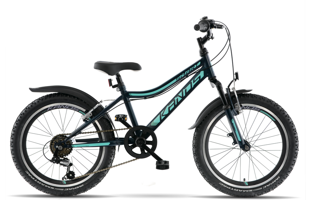 ROWER KANDS SMART RAMA 12" KOŁA 20" GRANATOWY MIĘTOWY MAT