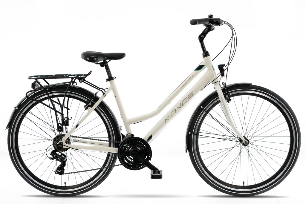 ROWER KANDS NAVIGATOR-X RAMA 19" KOŁA 28" BIAŁY ZIELONY MAT