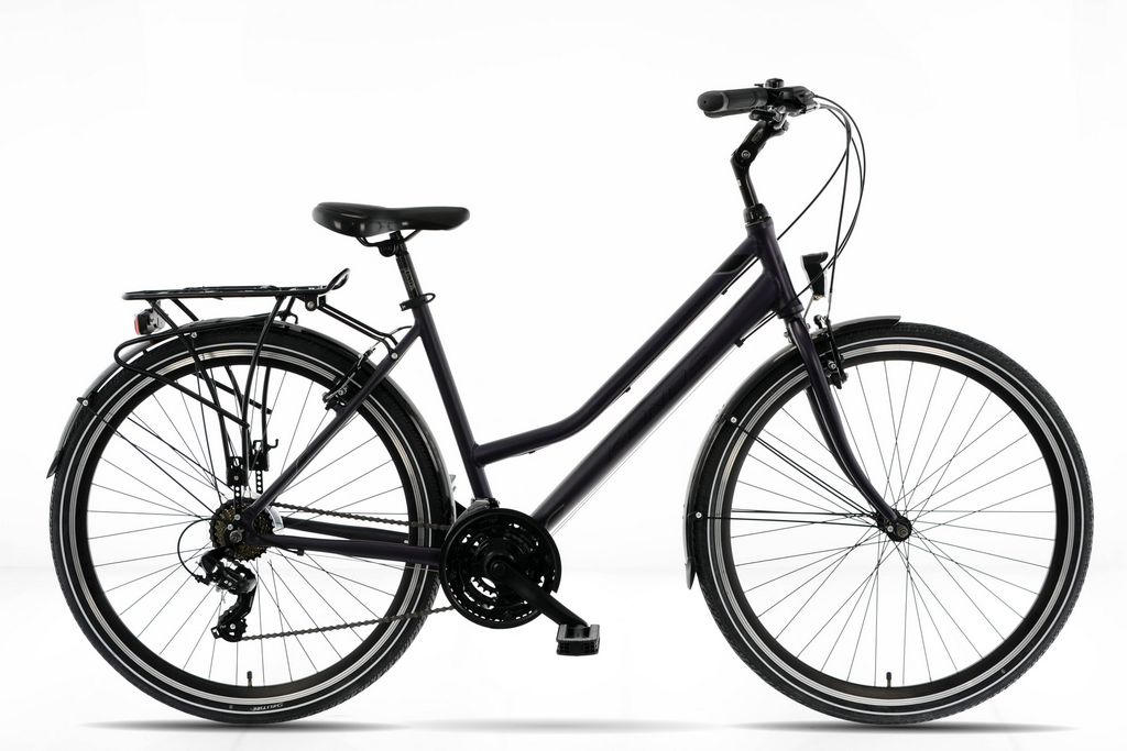 ROWER KANDS NAVIGATOR-X RAMA 19" KOŁA 28" FIOLETOWY MAT