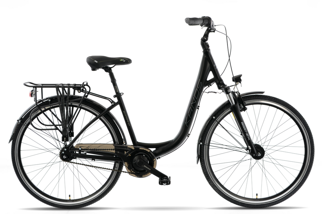 ROWER KANDS SOPRANO RAMA 17" KOŁA 28" CZARNY MAT