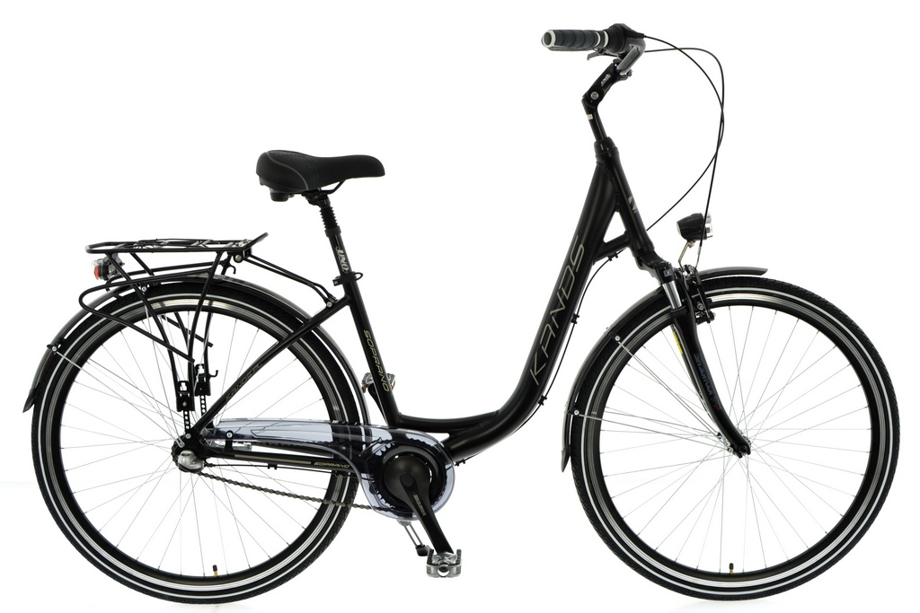 ROWER KANDS SOPRANO RAMA 17" KOŁA 28" CZARNY MAT