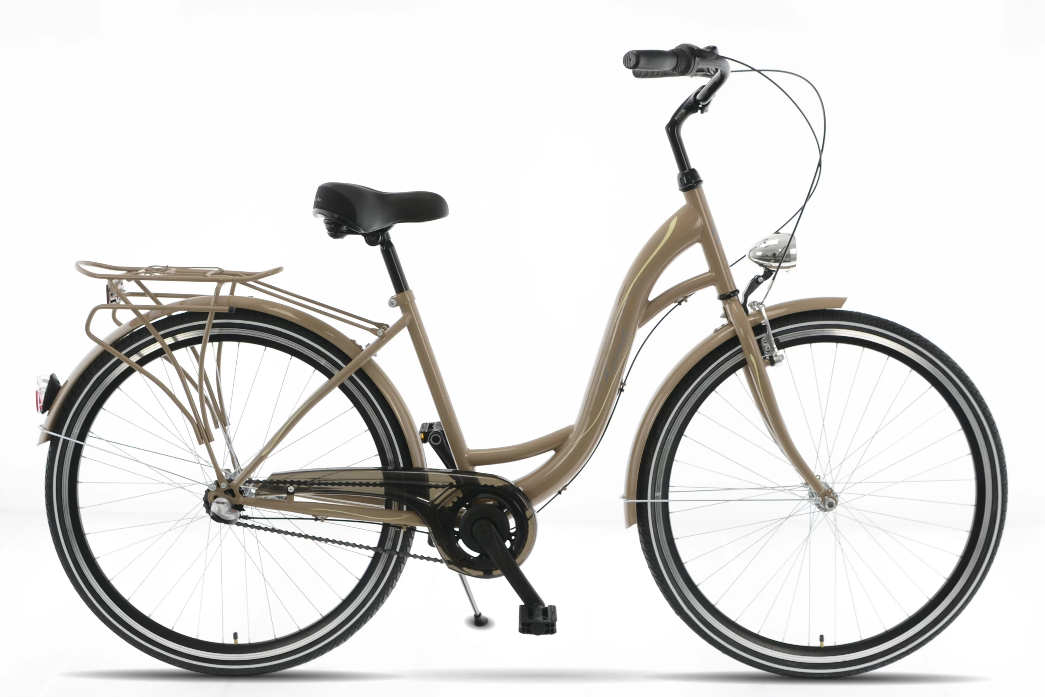 ROWER KANDS S-COMFORT RAMA 18" KOŁA 28" BEŻOWY POŁYSK