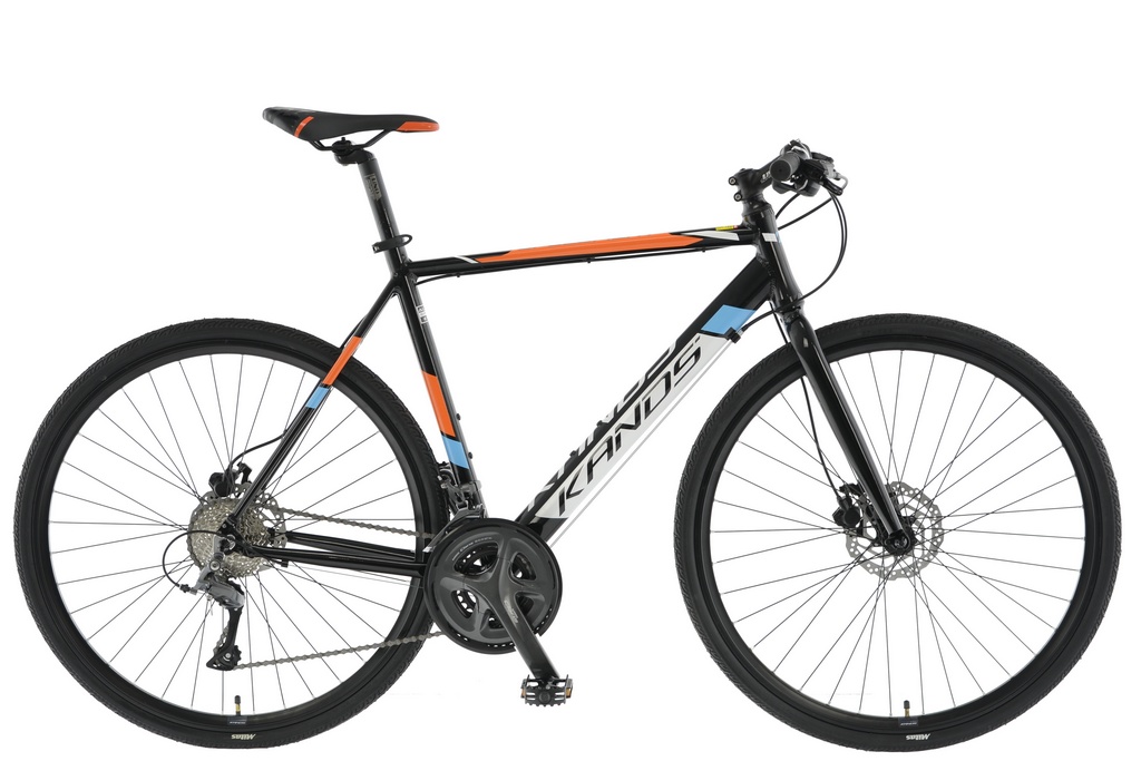 ROWER KANDS SPEEDFIGHT RAMA 22" KOŁA 28" CZARNY POMARAŃCZOWY POŁYSK