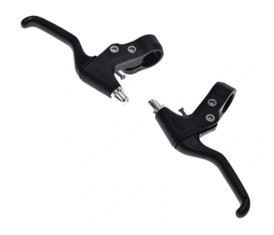 DŹWIGNIA HAMULCA PLASTIK MTB BL-202 KPL (P+L) CZARNA