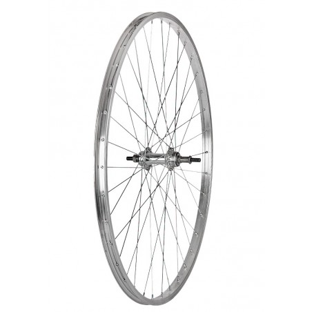 KOŁO KANDS (AKS) 26" TYŁ VB WOLNOBIEG SREBRNE