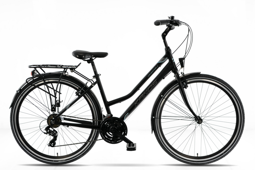 ROWER KANDS NAVIGATOR-X RAMA 17" KOŁA 28" CZARNY SZARY  MAT