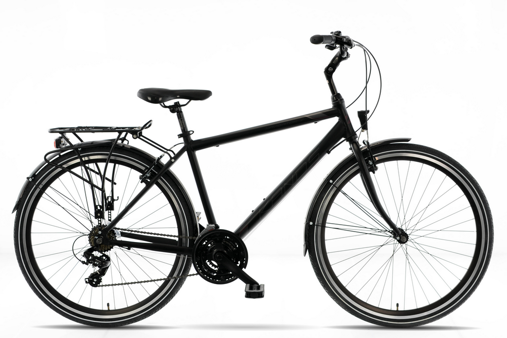 ROWER KANDS NAVIGATOR-X RAMA 21" KOŁA 28" CZARNY BORDOWY MAT