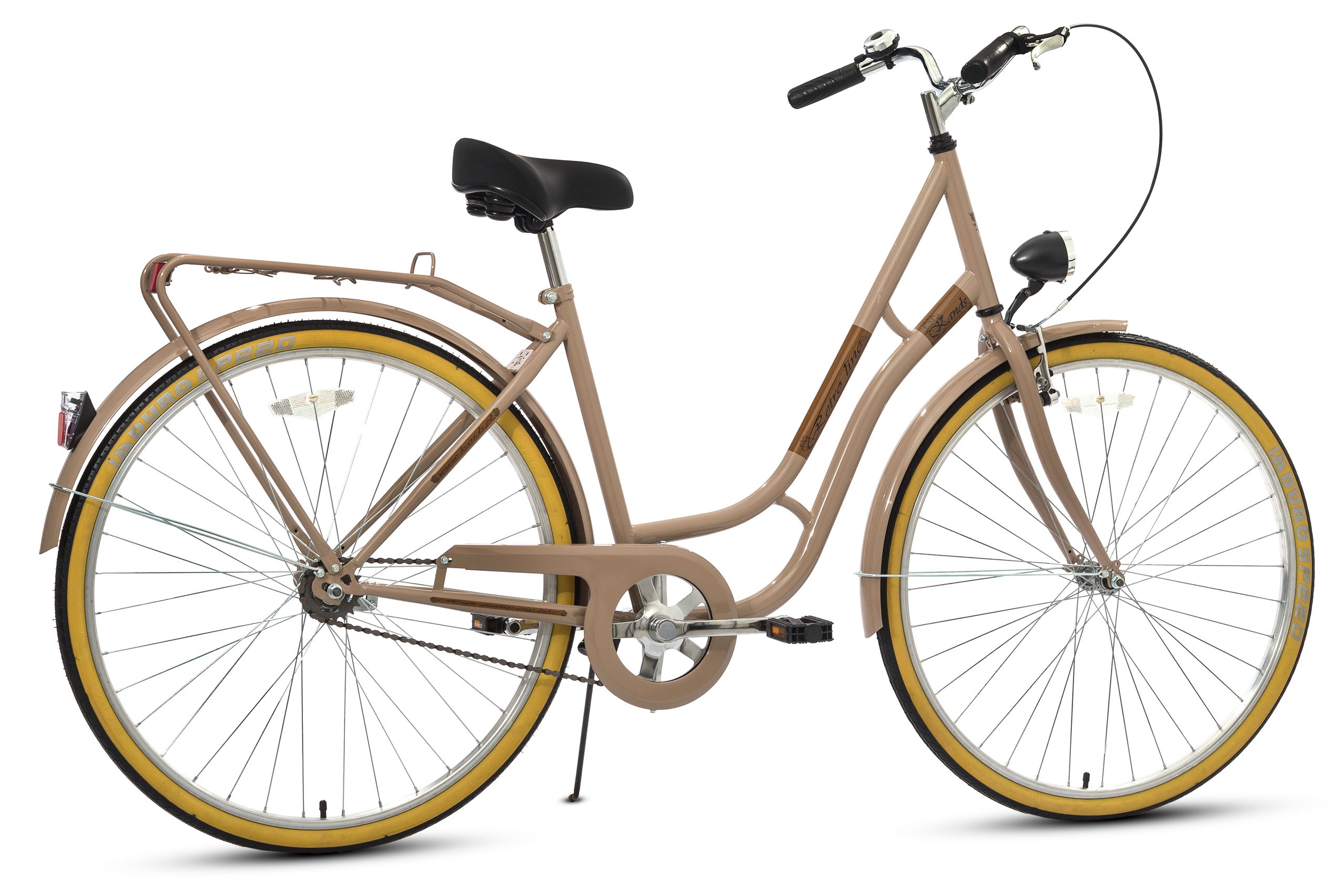 ROWER KANDS RETRO LINE RAMA 18,5" KOŁA 28" BEŻOWY POŁYSK